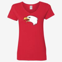 Ladies' Heavy Cotton™ V-Neck T-Shirt Thumbnail